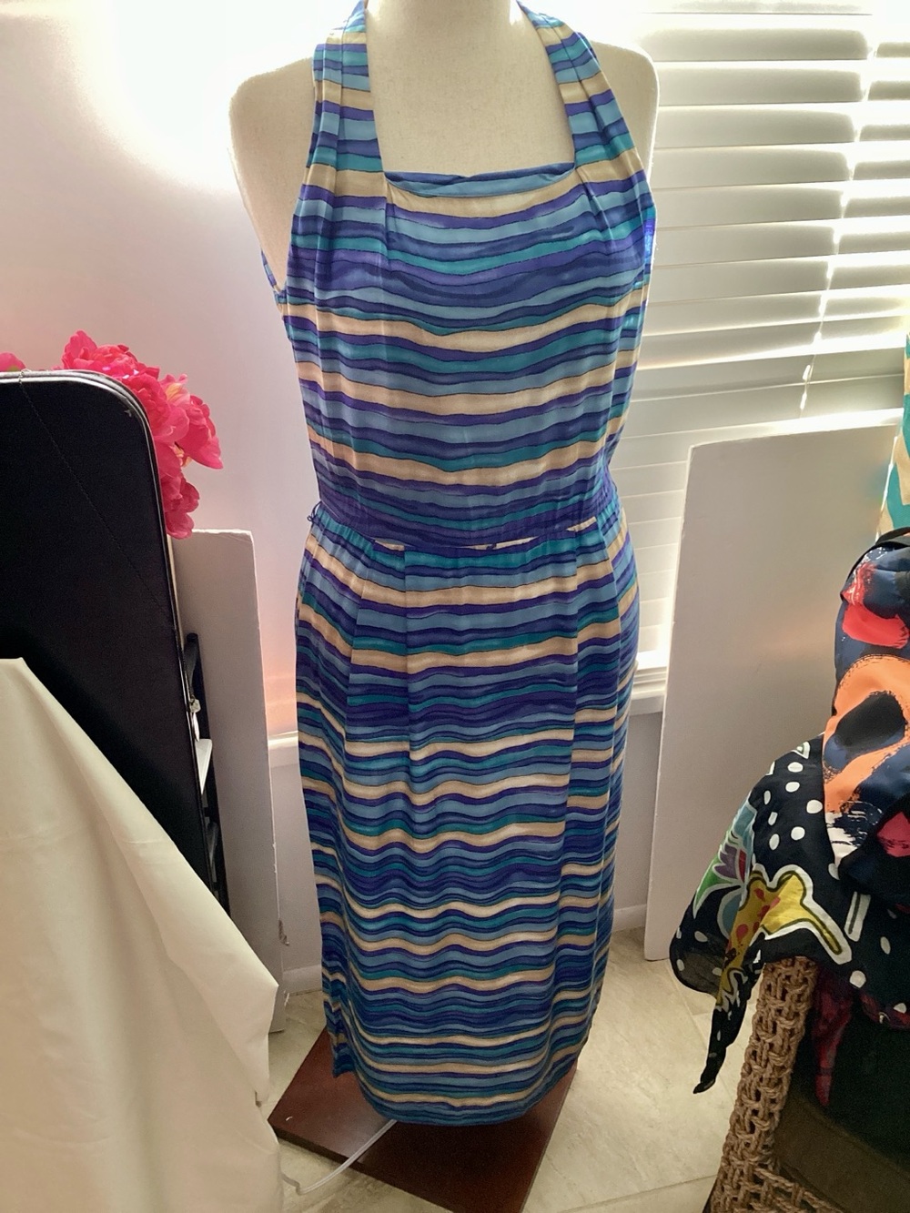 Vintage Artsy Dress, woven